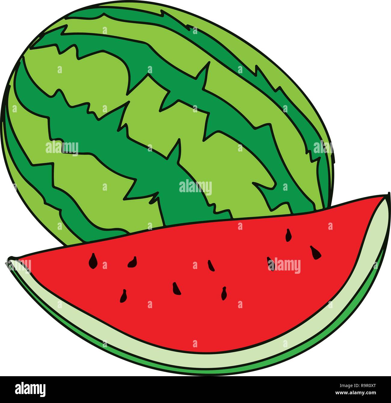 Watermelon illustration Stock Vector Images - Alamy watermelon-illustration-stock-vector-images-alamy
