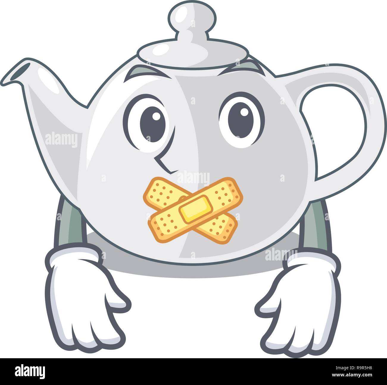Silent teapot porcelain in a shape cartoon Stock Vector Image & Art Alamy
