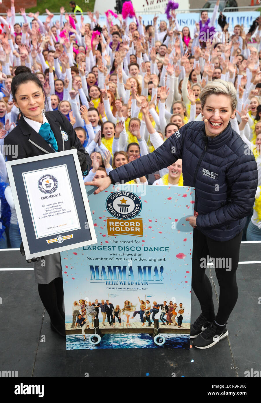 325 dancers, led by former Strictly Come Dancing’s James and Ola Jordan