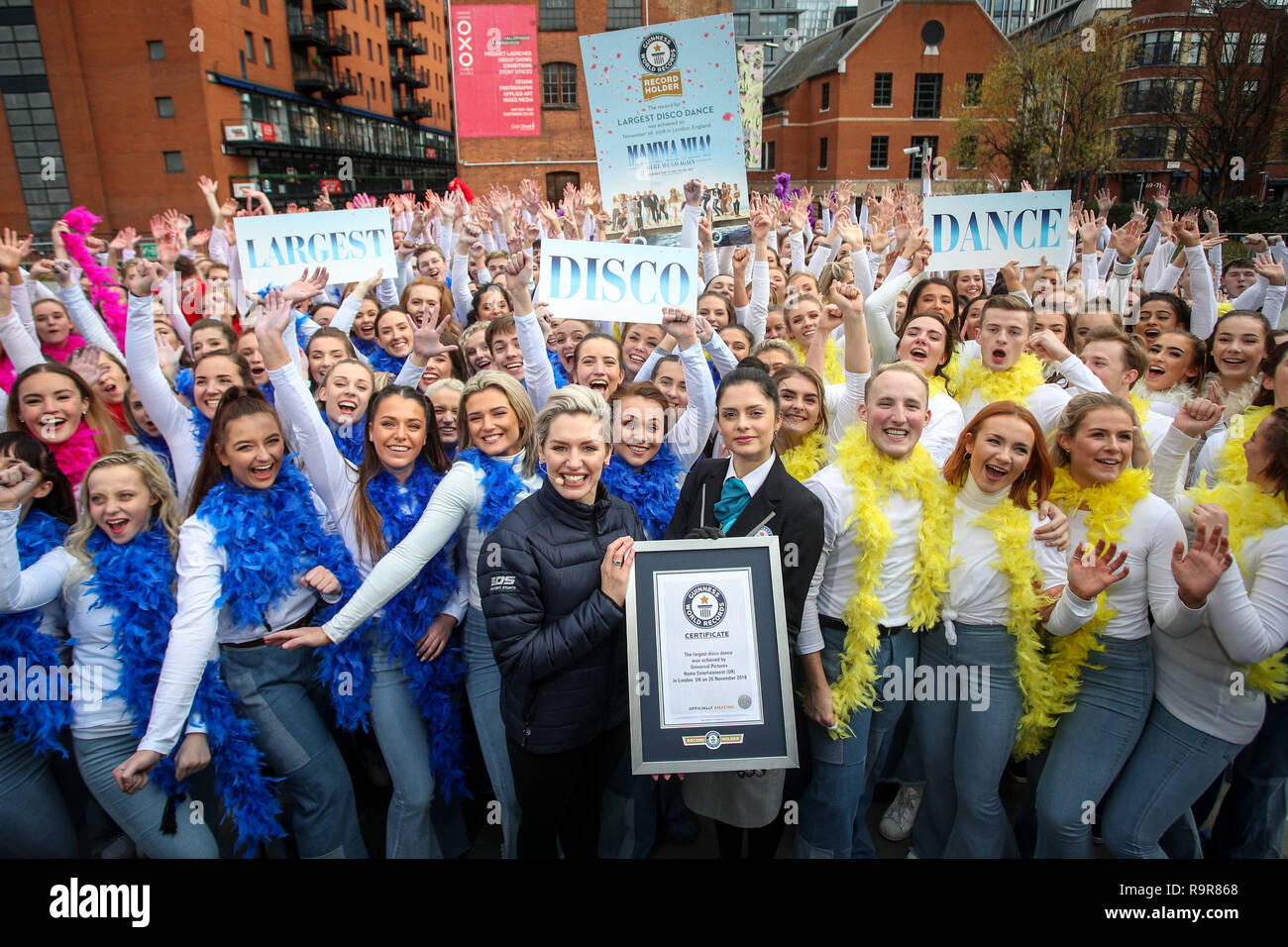 325 dancers, led by former Strictly Come Dancing’s James and Ola Jordan