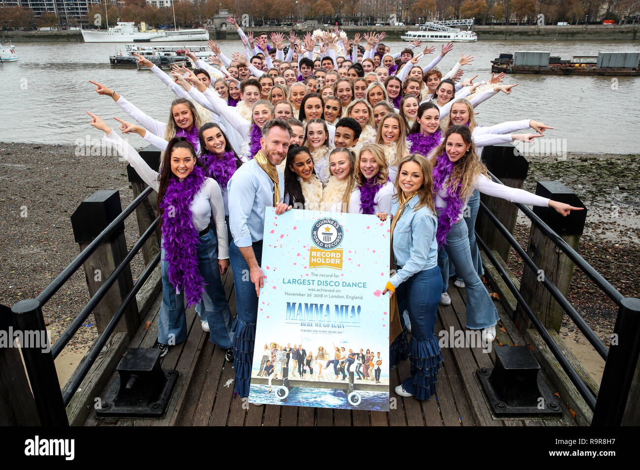 325 dancers, led by former Strictly Come Dancing’s James and Ola Jordan
