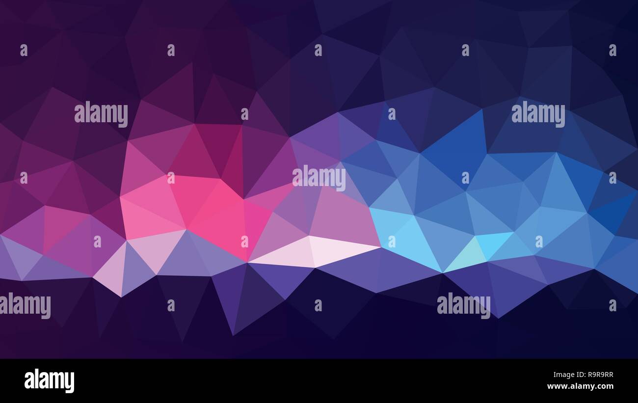 Multicolored low poly background. Magic abstract polygon design. Vector illustration Stock Vector