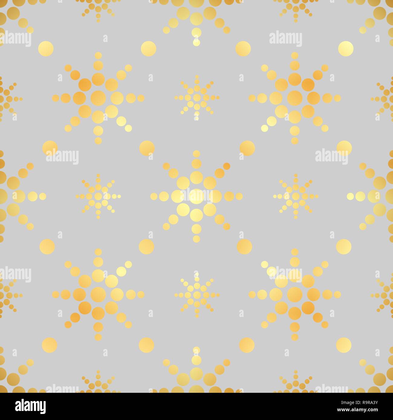 Gold circle seamless pattern. Abstract gold geometric modern background ...