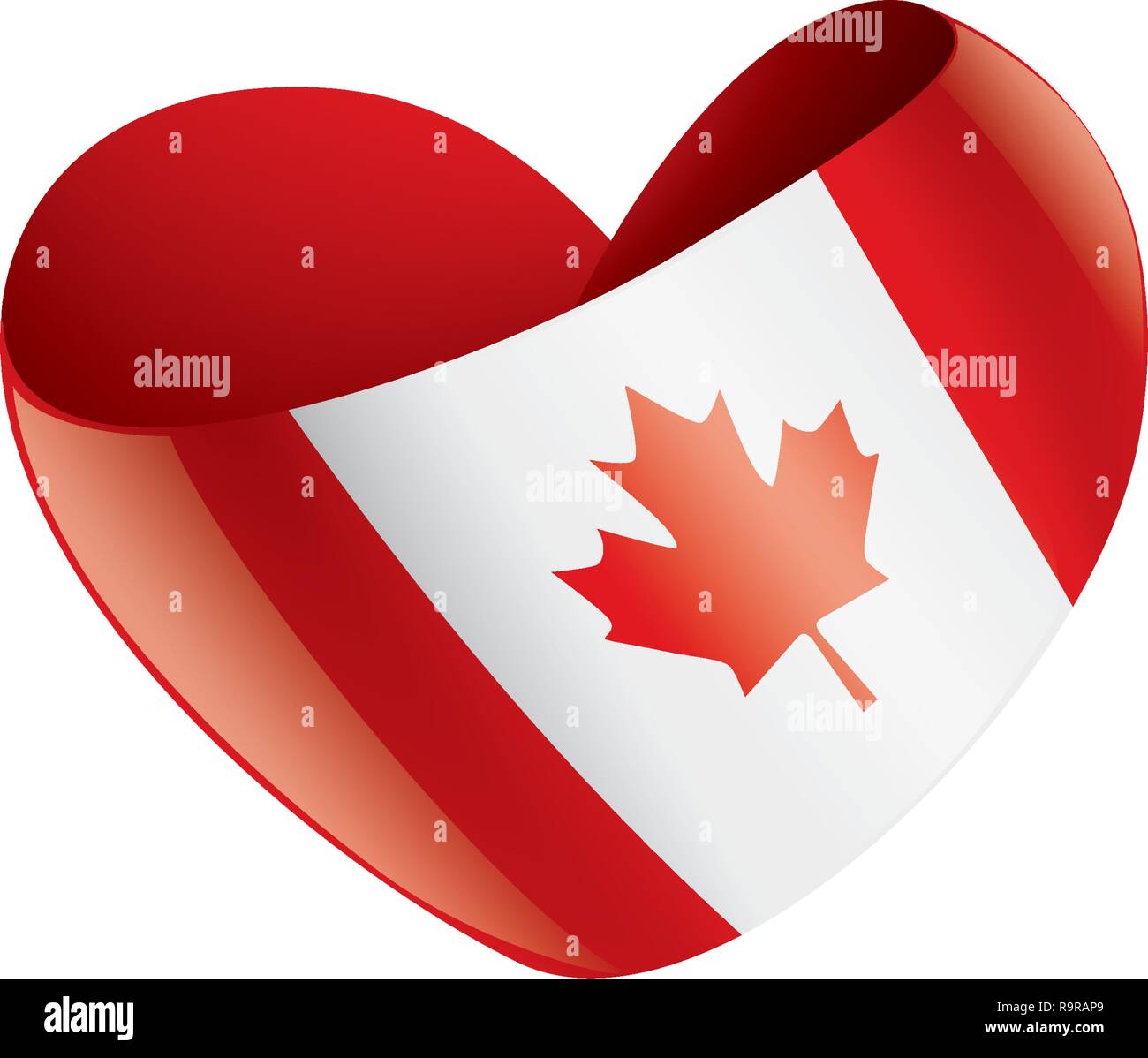 Canada flag, vector illustration on a white background Stock Vector ...