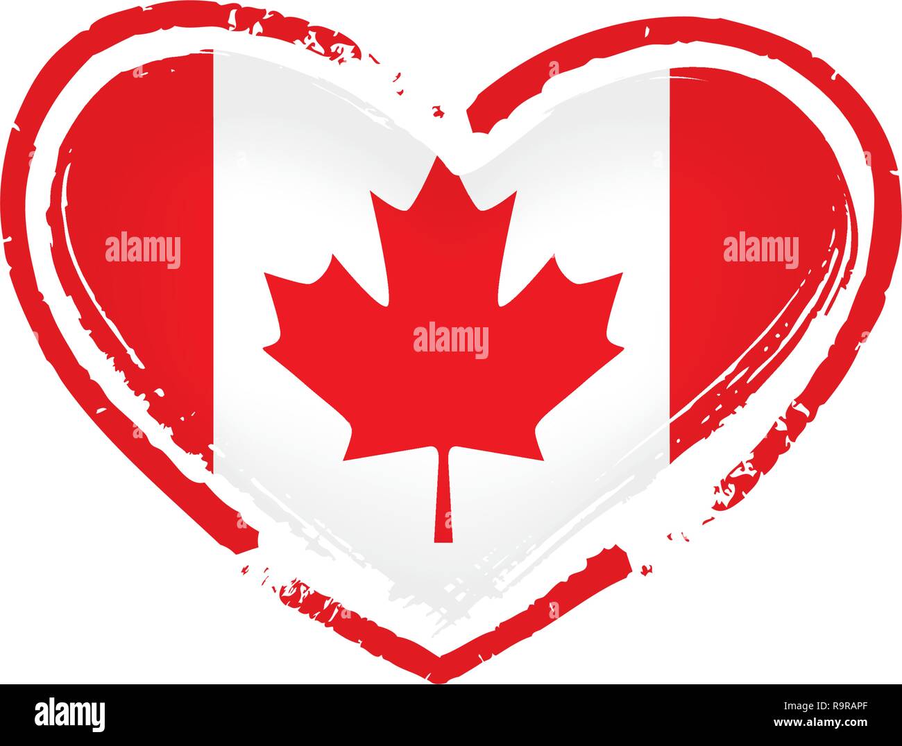 Canada flag, vector illustration on a white background Stock Vector ...