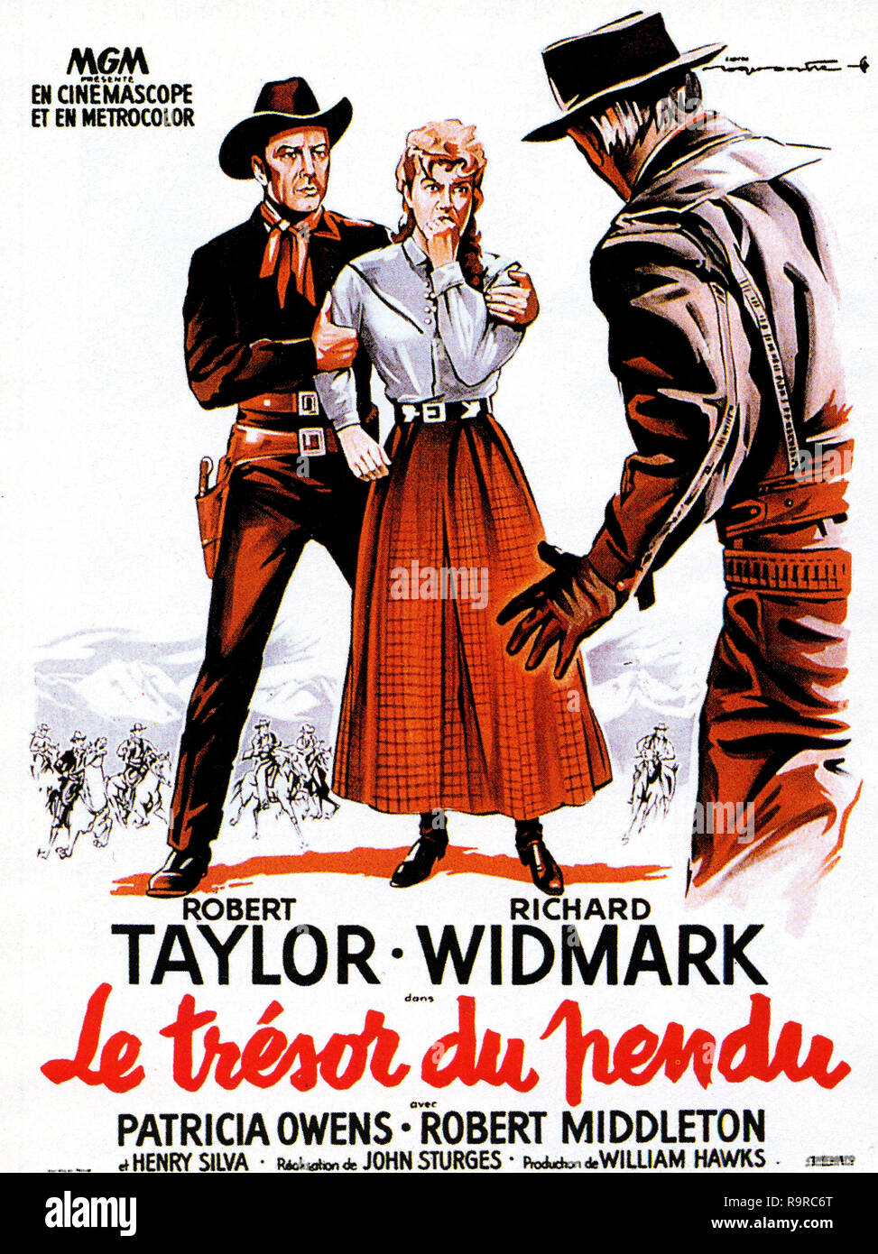 The Law /& Jake Wade Robert Taylor Widmark movie poster