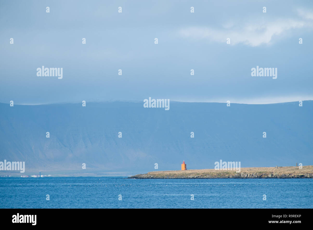 Harbor scenes Reykjavik Stock Photo