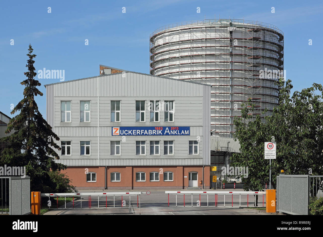 The Sugar factory in Anklam in Germany Stock Photo Alamy