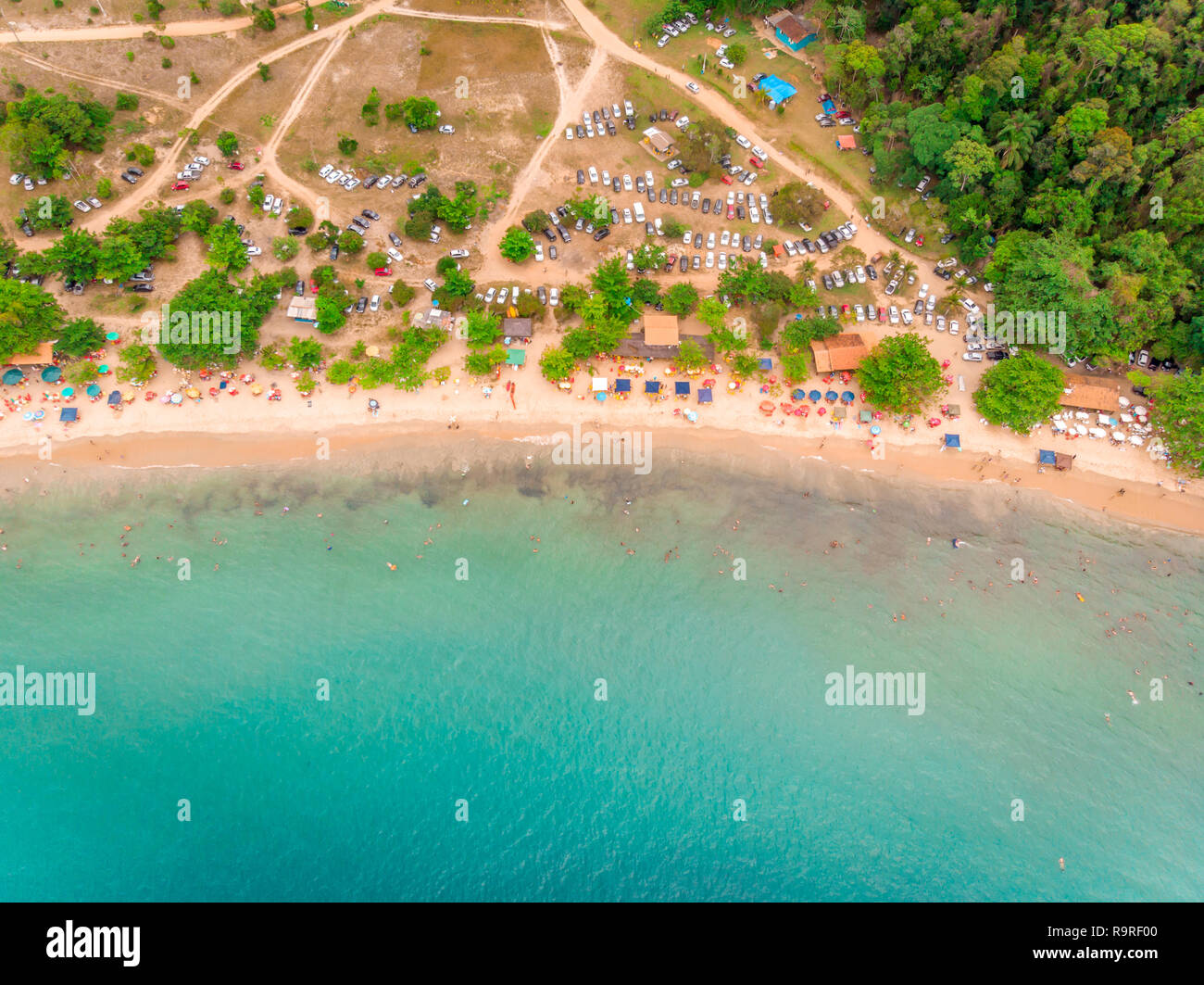 Summer time at Ubatuba city, state of São Paulo, Brazil Stock Photo