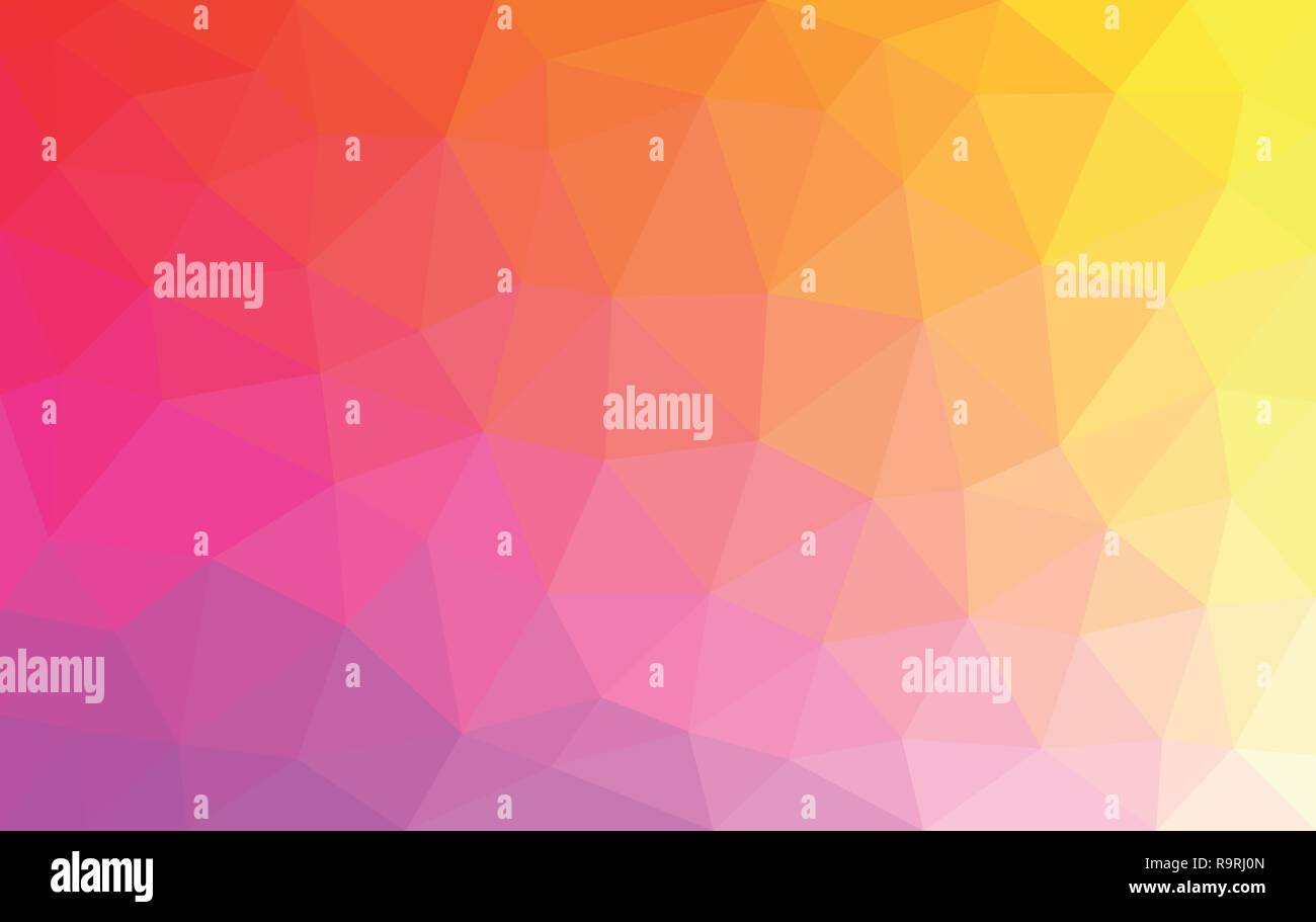 Light Multicolored low poly background, abstract crystal texture, polygon design vector illustration Stock Vector