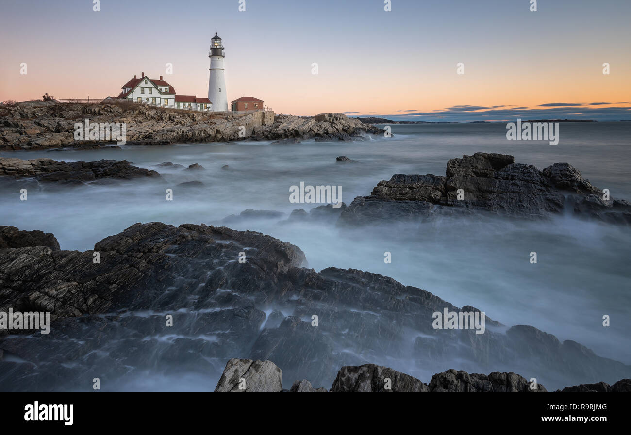 Portland Head Lighthouse Stock Photo - Alamy