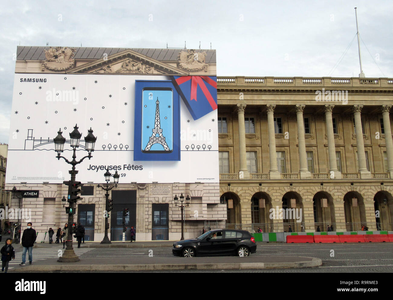 19 December 2018, France (France), Paris: The Hotel de la Marine on the