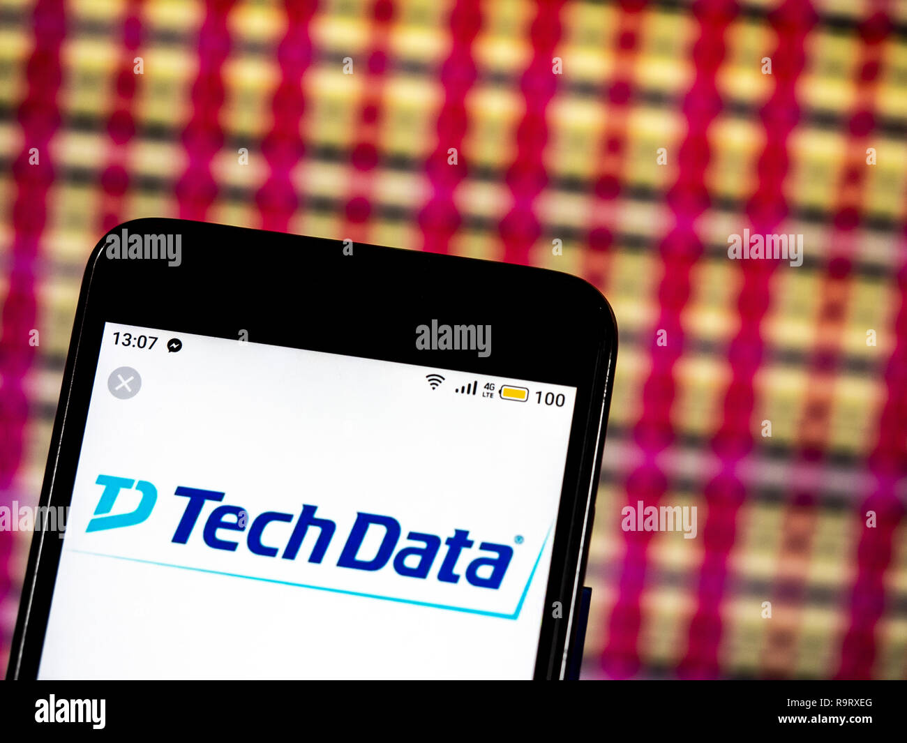 December 14 2018 Kiev Ukraine Tech Data Distribution Company Logo December 14 2018 kiev ukraine tech data distribution company logo