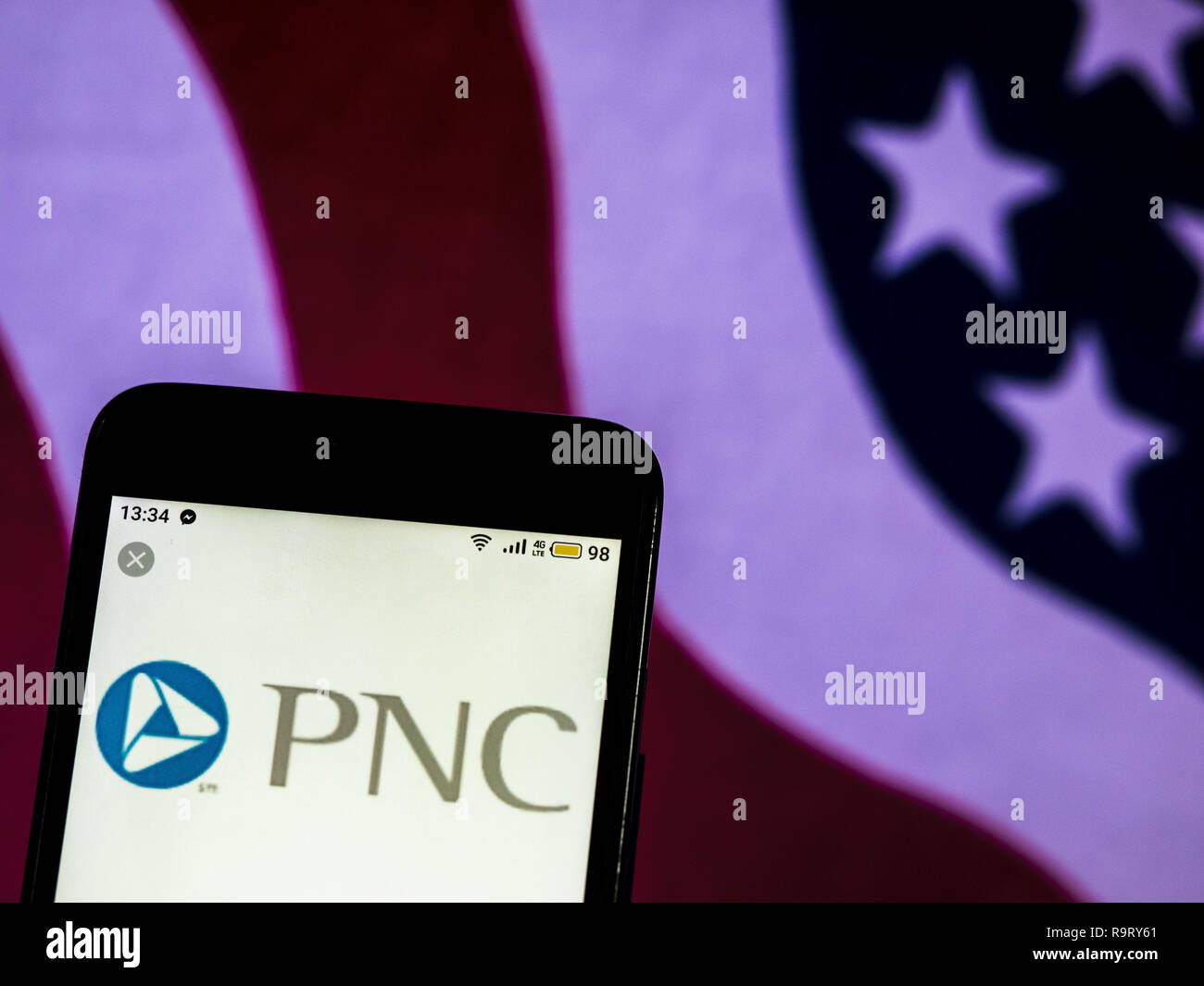 December 18 2018 Kiev Ukraine Pnc Financial Services Bank