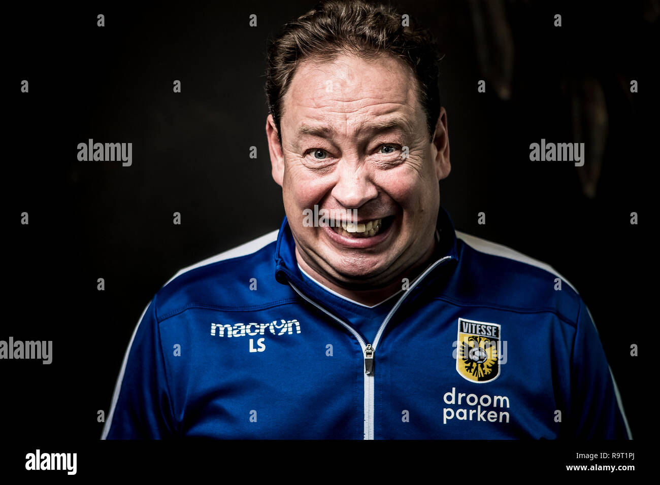 ARNHEM, portret Leonid Slutskiy, coach of Vitesse, voetbal, seizoen 2018-2019, 11-12-2018, Vitesse training headquarters Papendal, Stock Photo