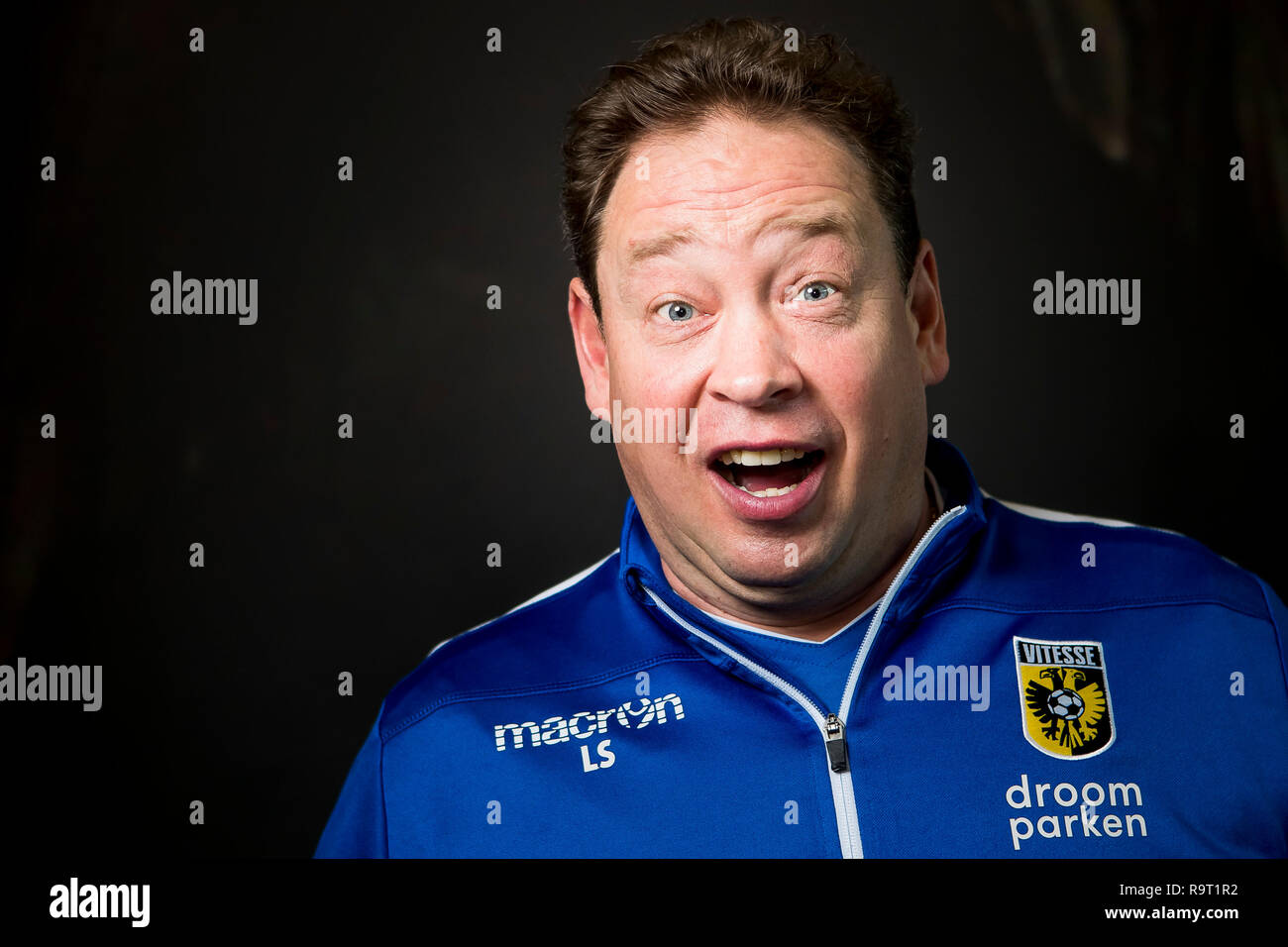 ARNHEM, portret Leonid Slutskiy, coach of Vitesse, voetbal, seizoen 2018-2019, 11-12-2018, Vitesse training headquarters Papendal, Stock Photo