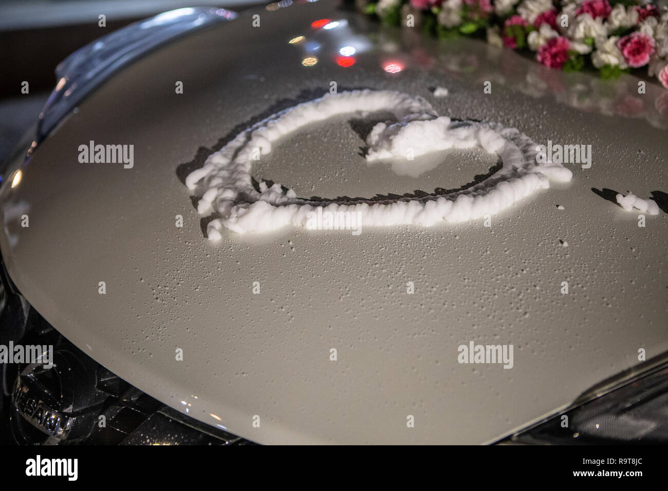 wedding car Stock Photo