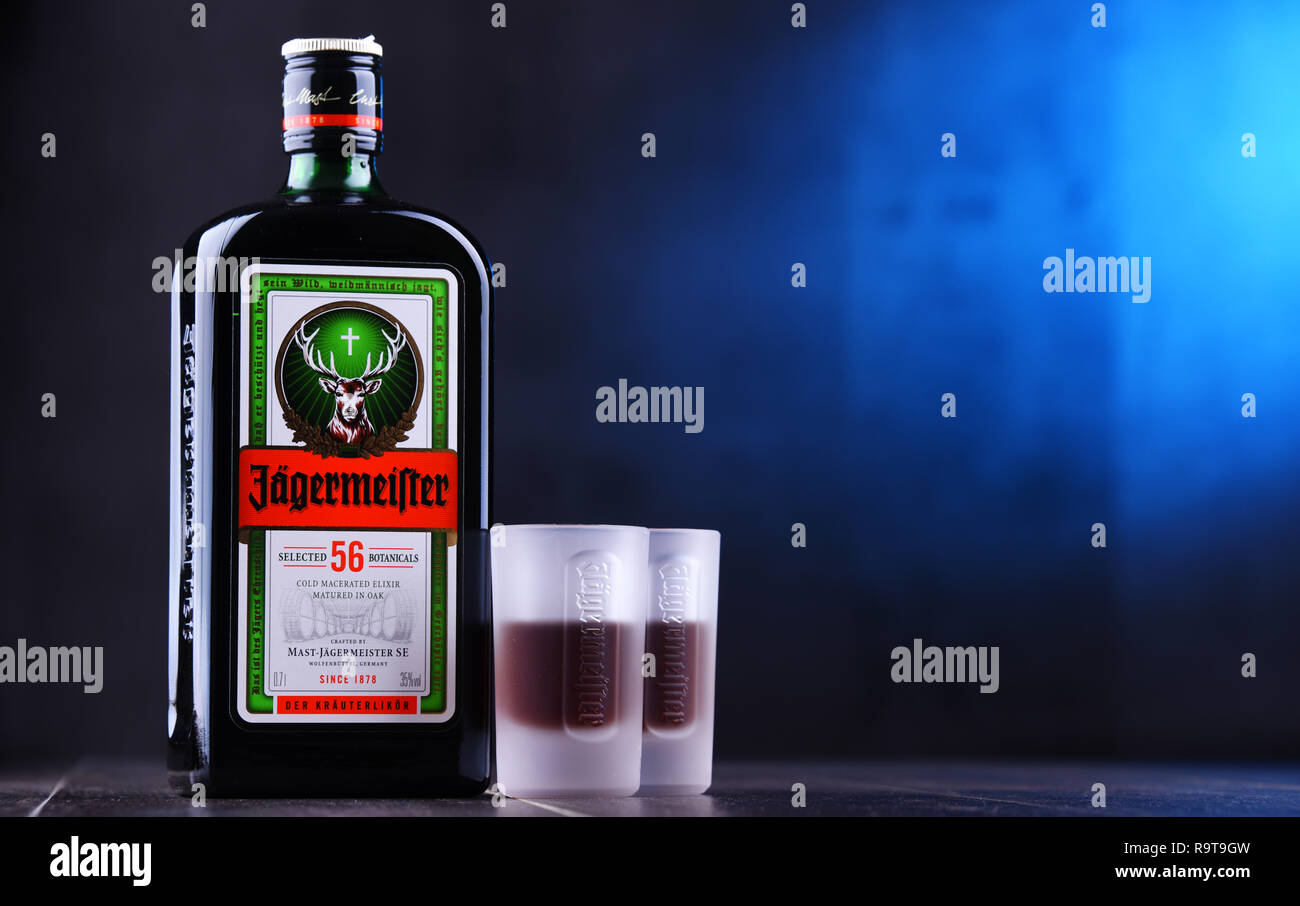Jagermeister Bottle Stock Photos & Jagermeister Bottle Stock Images - Alamy