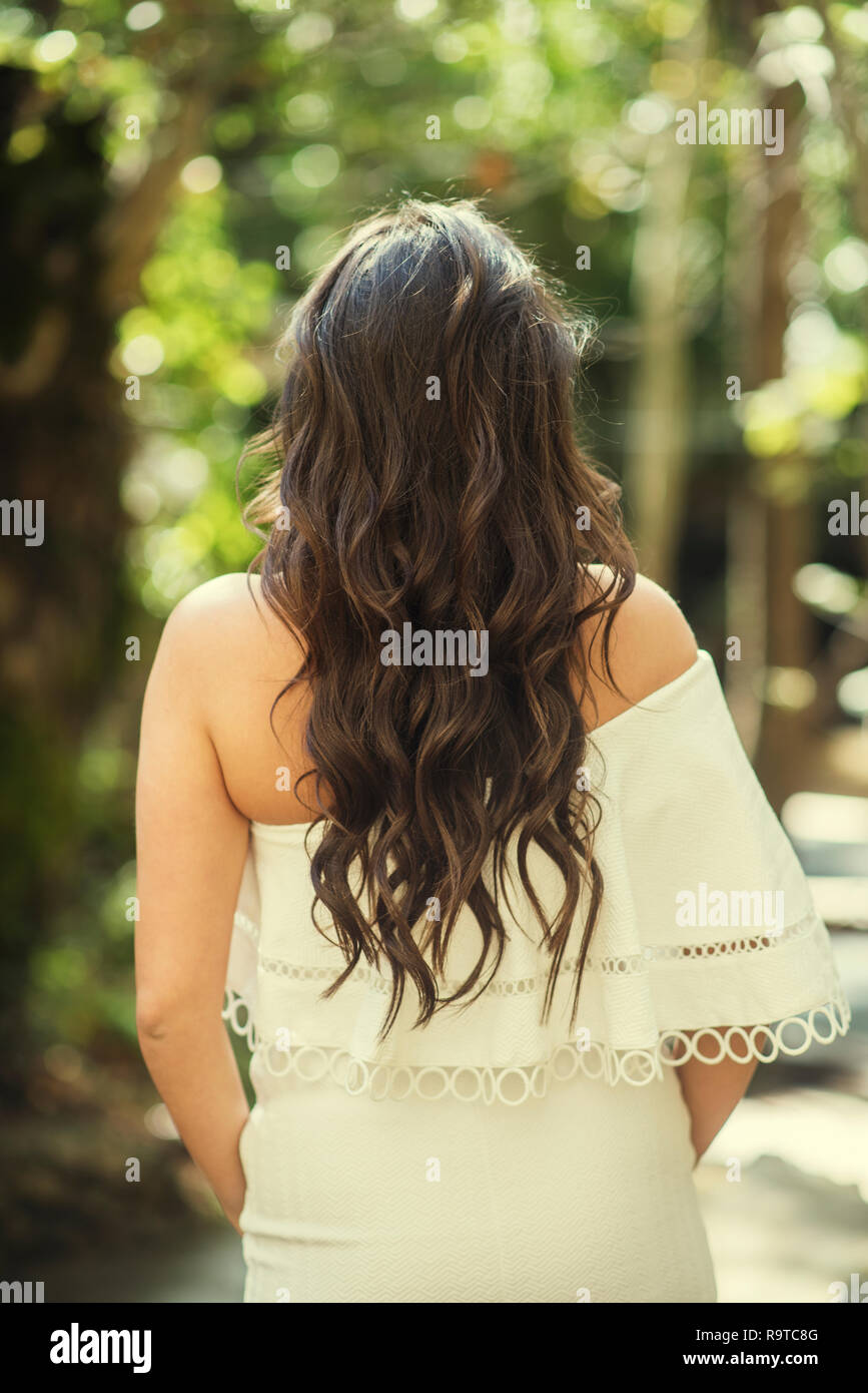 Rear view young ethnic hi-res stock photography and images - Alamy