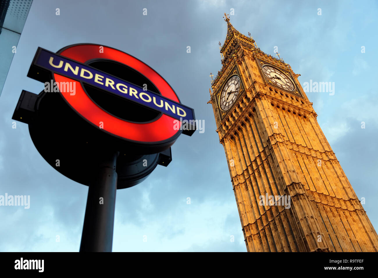 LONDON - JULY 29, 2009: The London 'Underground' logo will be used from ...