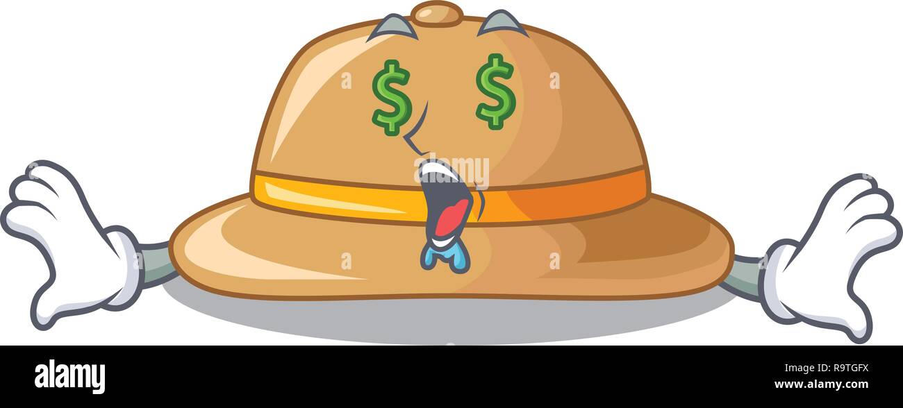Money eye cork hat in a cartoon style Stock Vector Image & Art Alamy
