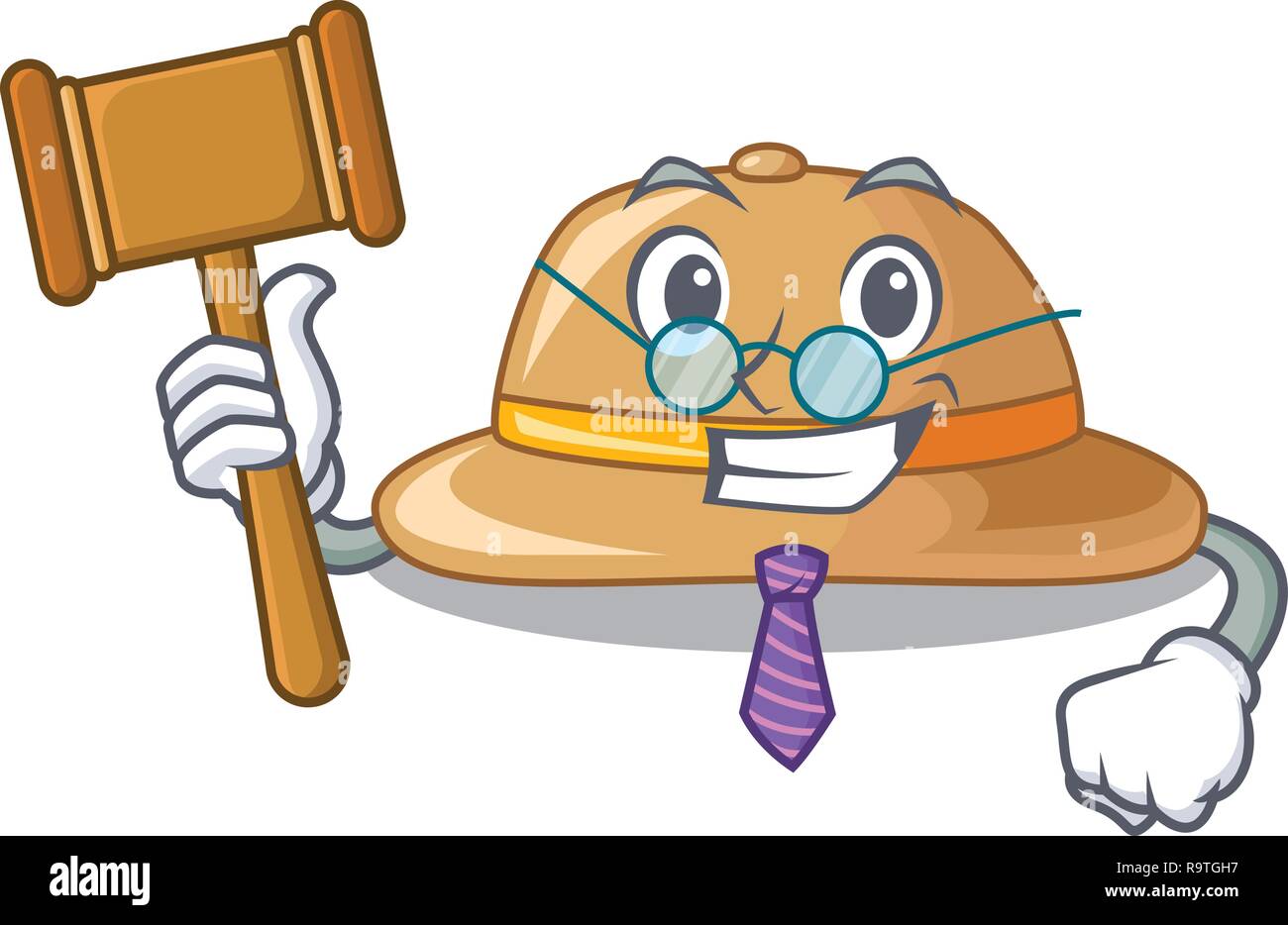 Judge cork hat in a cartoon style Stock Vector Image & Art Alamy