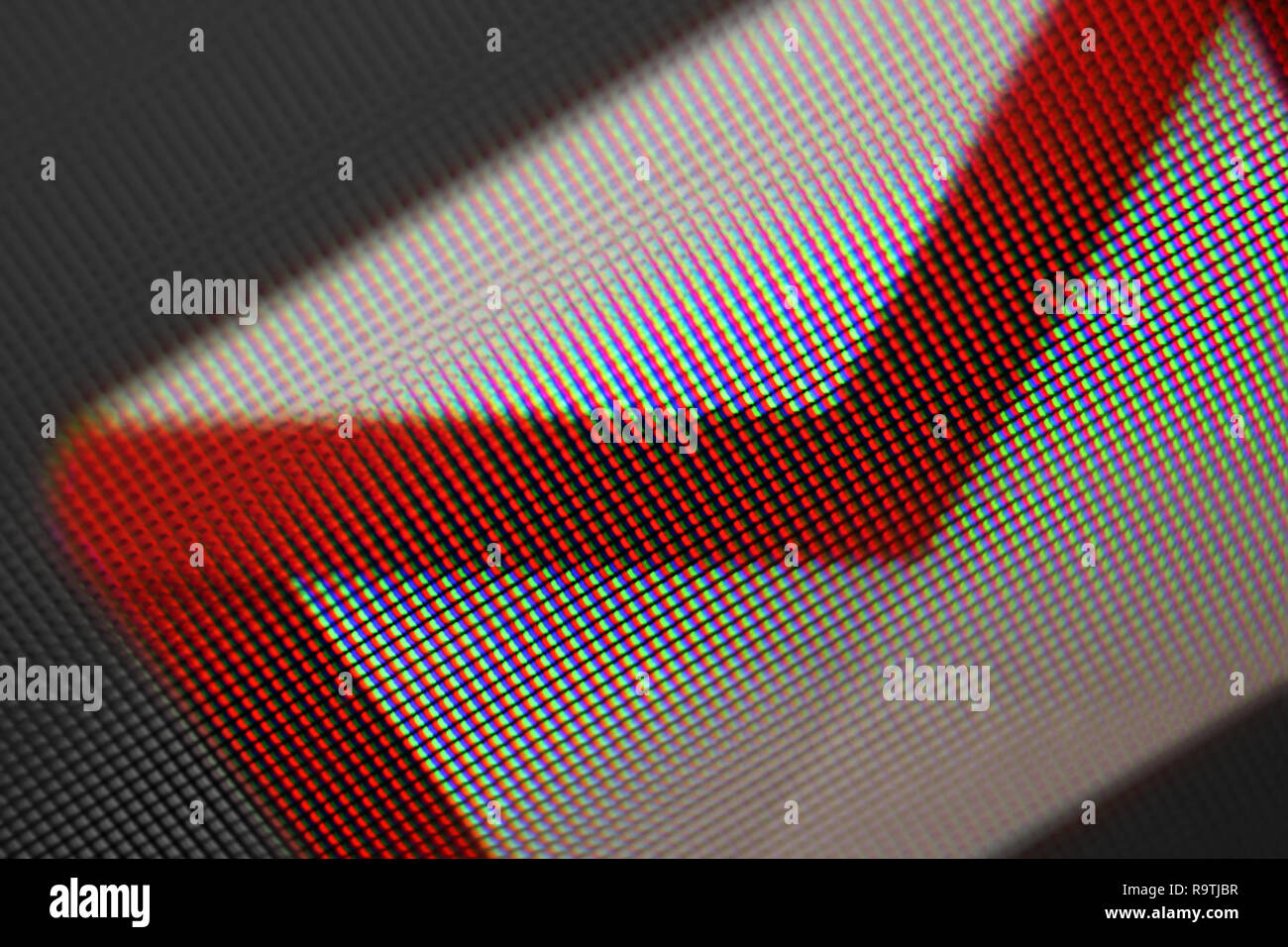 Google gmail icon on screen, close-upemai Stock Photo