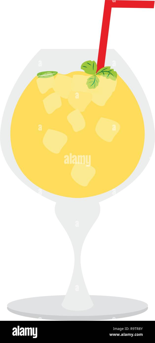 Isolated tropical cocktail Stock Vector Image & Art - Alamy