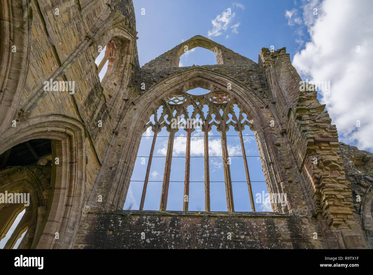 Tintern Abbey, Monmouthshire, Wales Stock Photo