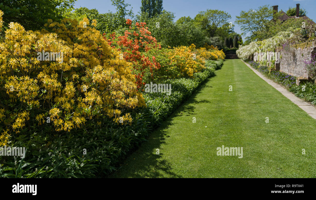 Sissinghurst Castle Gardens, Kent, England Stock Photo
