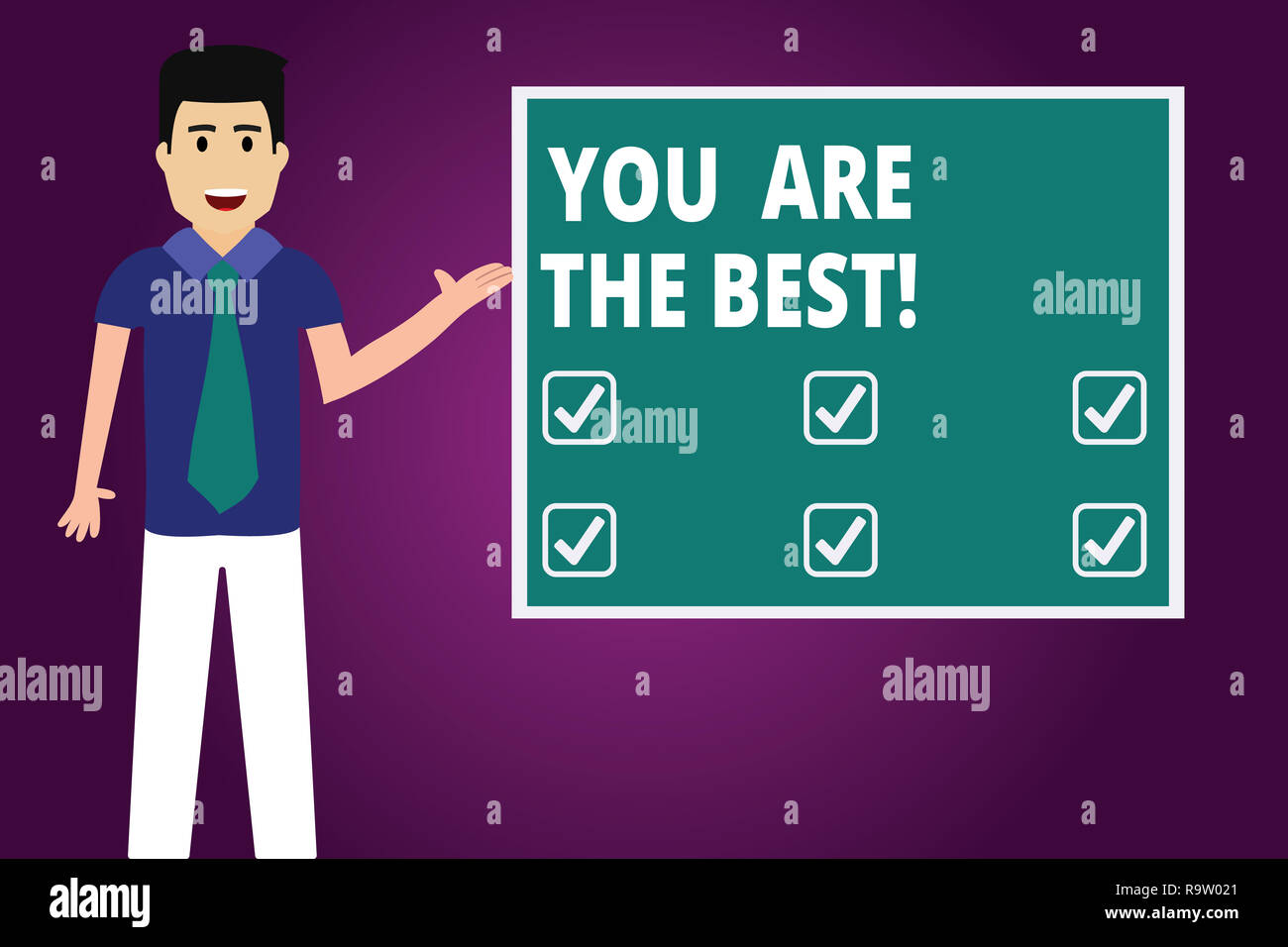 Text sign showing You Are The Best. Conceptual photo Appreciation of ...