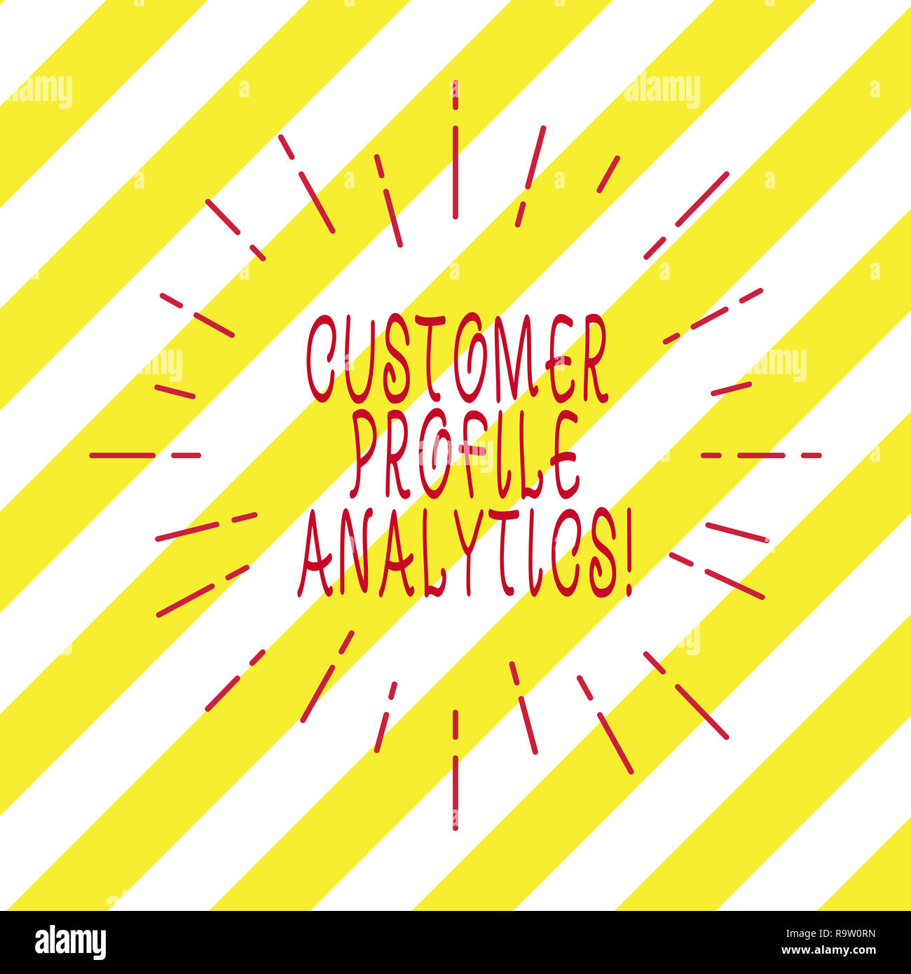Customer Analysis Lettering Handwriting text writing Customer Profile Analytics. Concept meaning ...