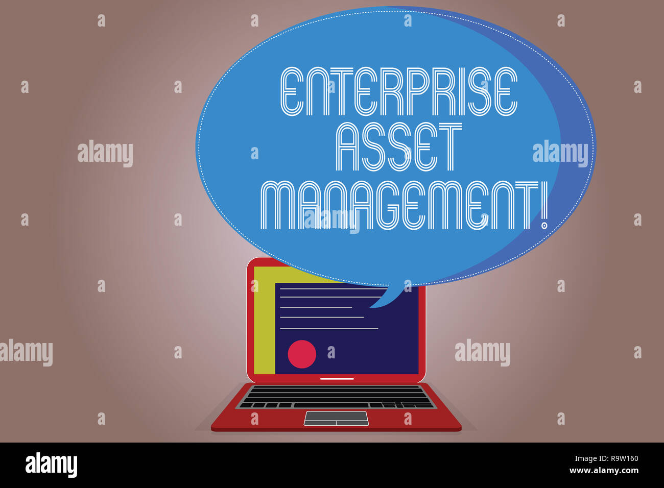 Writing note showing Enterprise Asset Management. Business photo ...