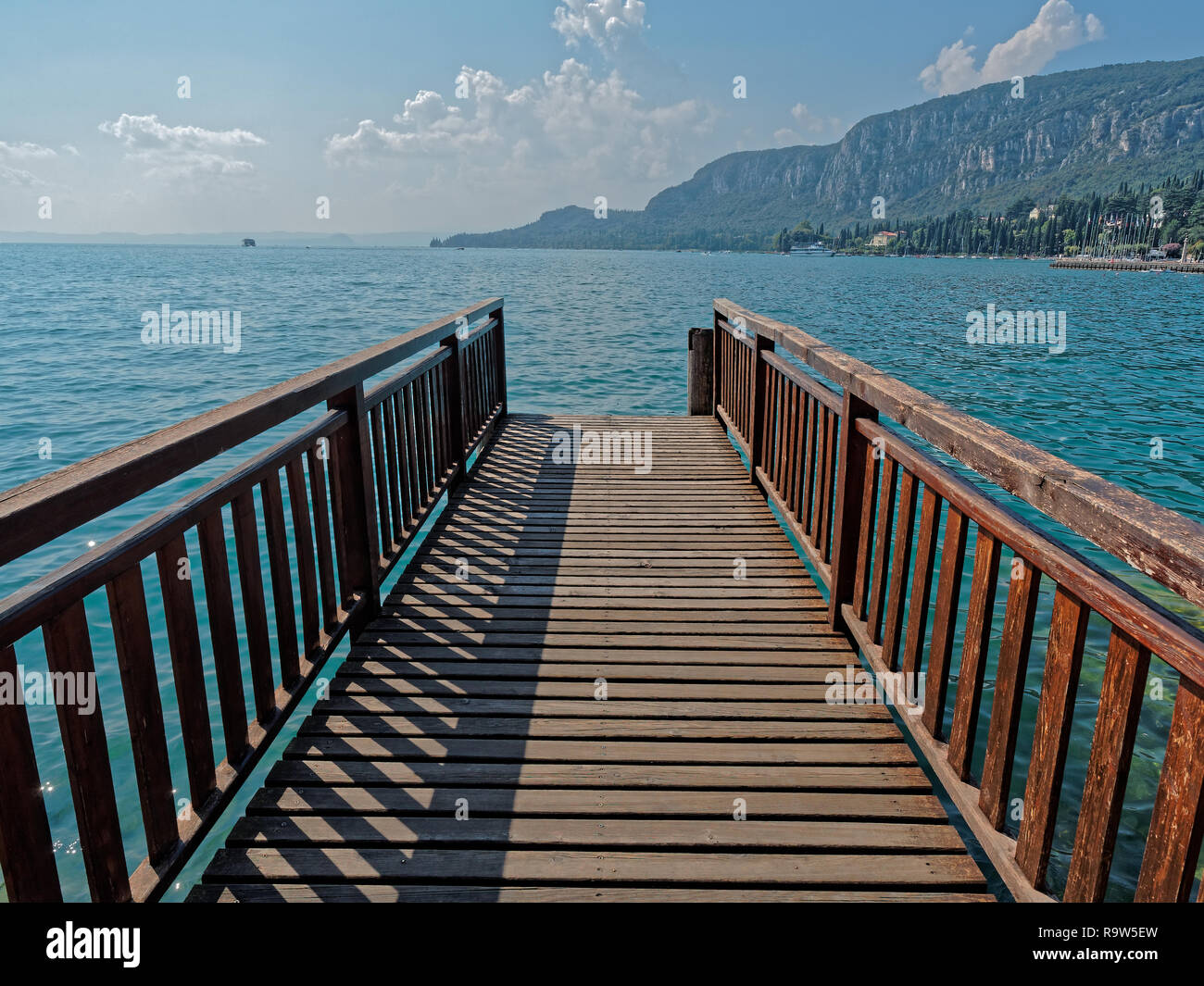 Beautiful lake wooden pier hi-res stock photography and images - Alamy