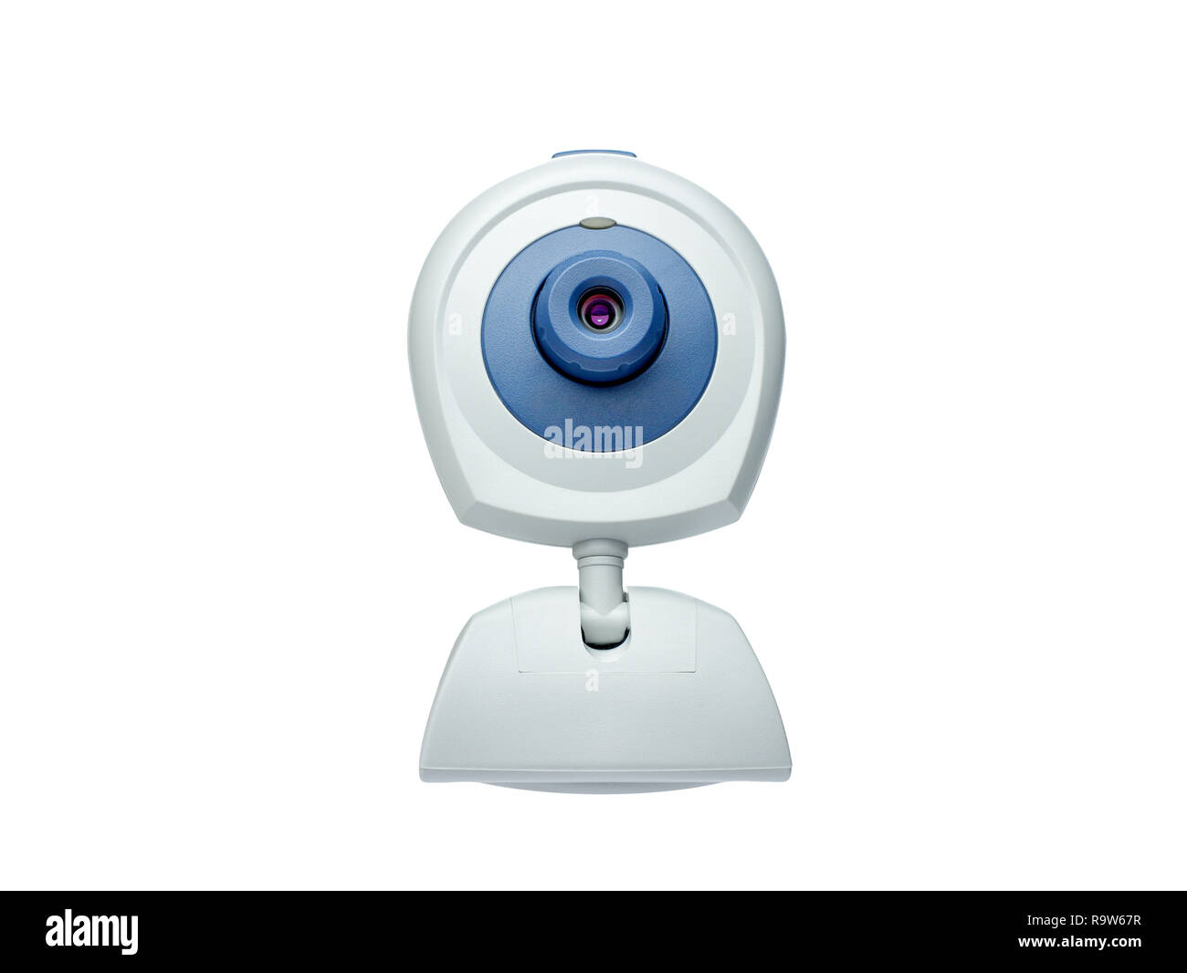 webcam front view isolated on white Stock Photo - Alamy