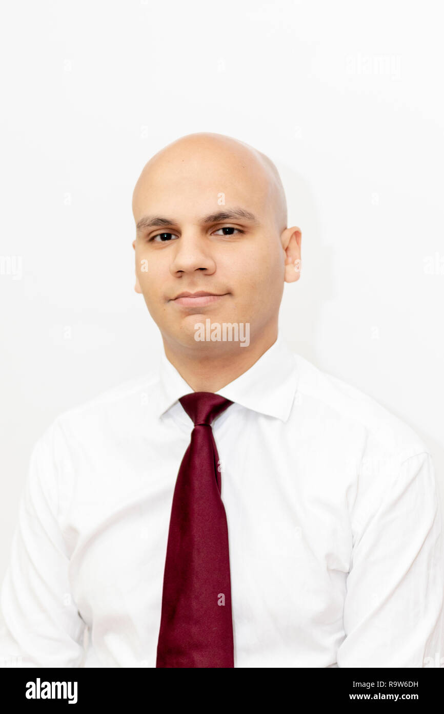 Man bald shaved head expression hi-res stock photography and images - Alamy