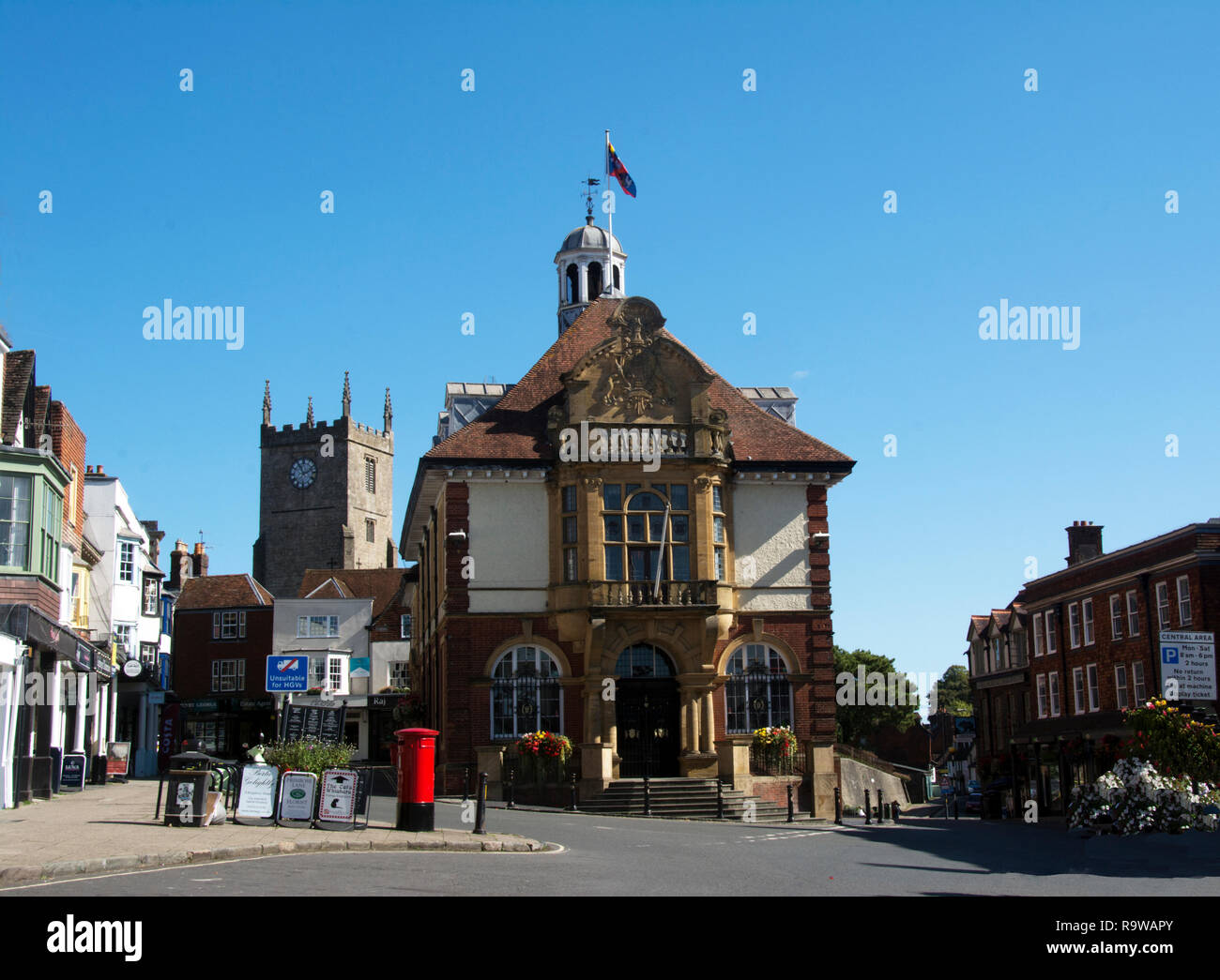 WILTSHIRE; MARLBOROUGH; TOWN HALL Stock Photo Alamy