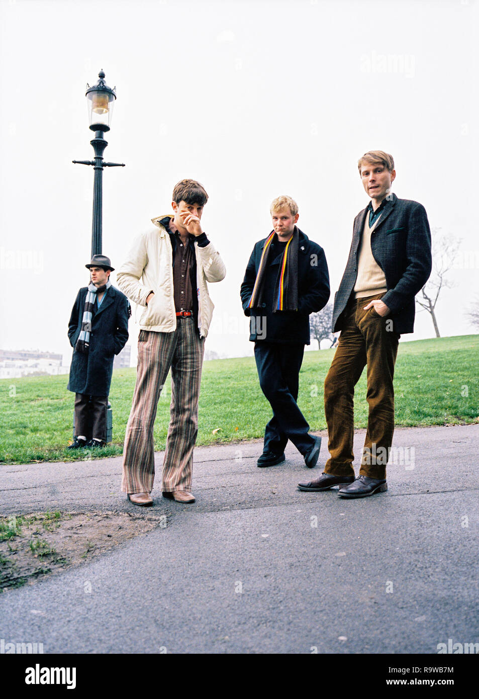 Franz Ferdinand,Scottish rock band, photographed in Primrose Hill ...