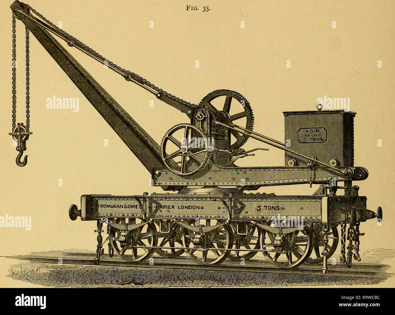 "Remunerative railways for new countries : with some account of the first railway in China" (1878) Stock Photo