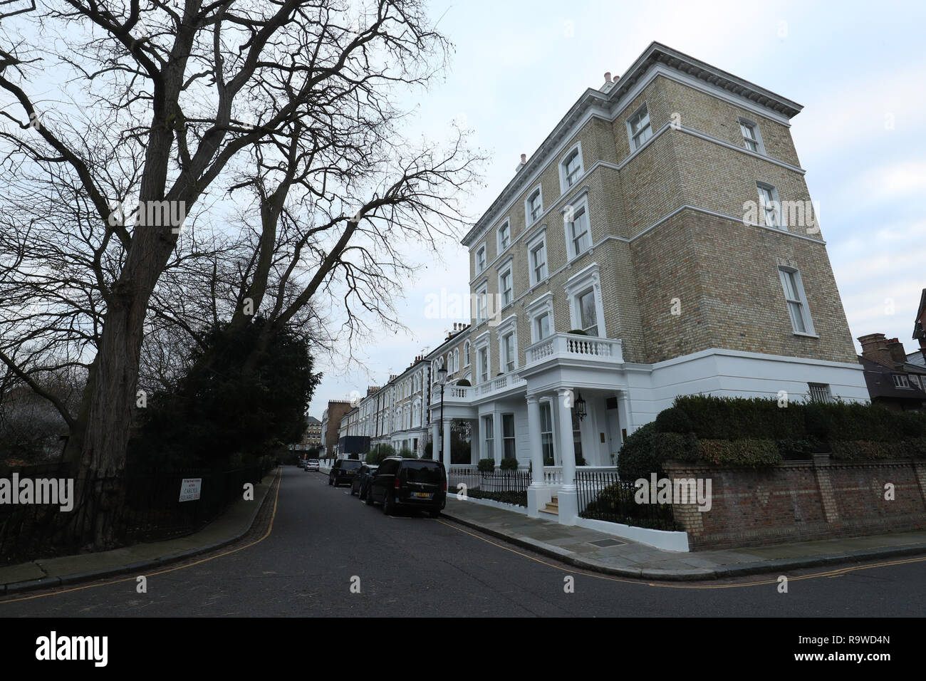Embargoed to 0001 Saturday December 29 Carlyle Square in Kensington and
