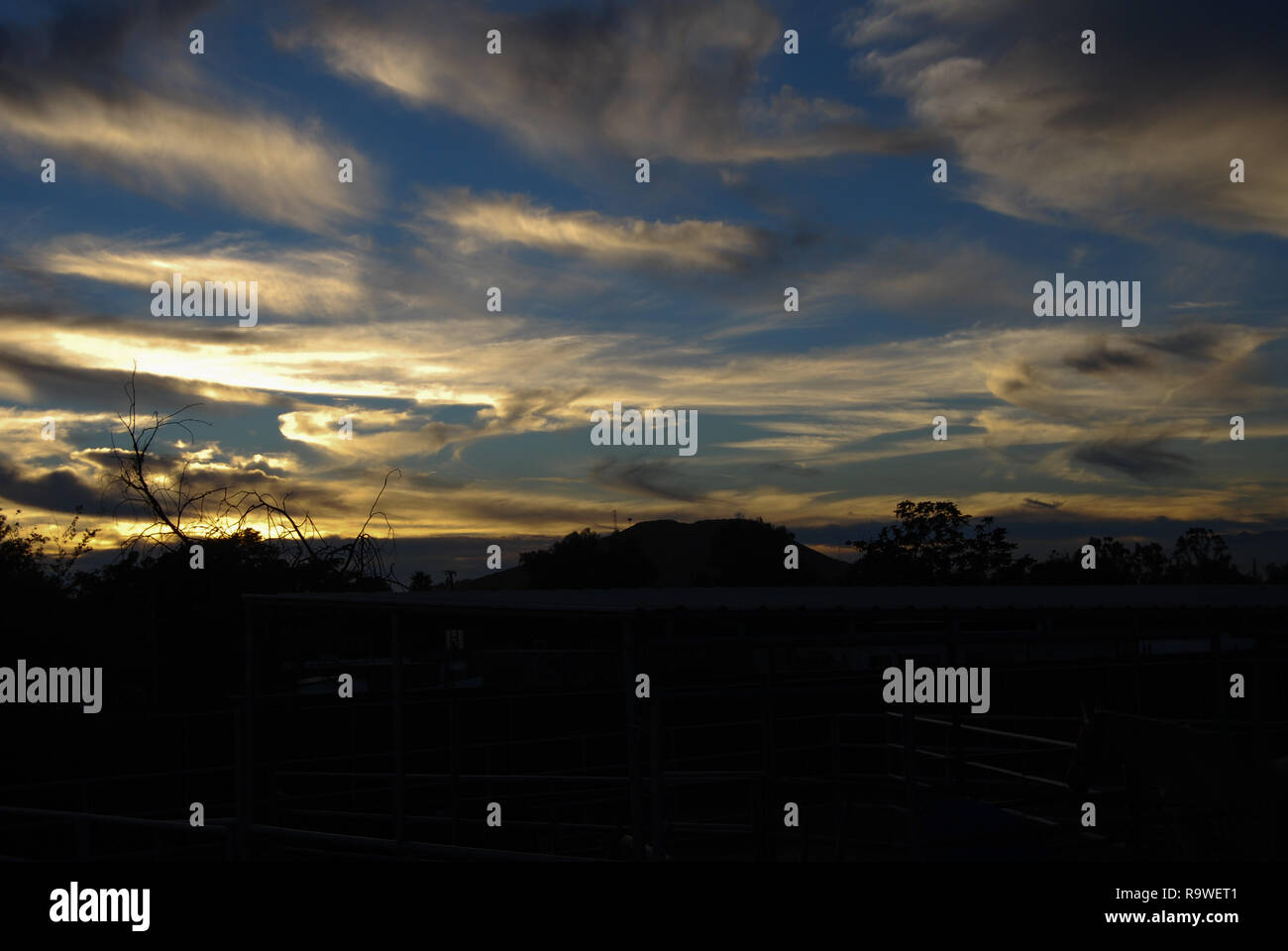 Nightfall sunset hi-res stock photography and images - Alamy