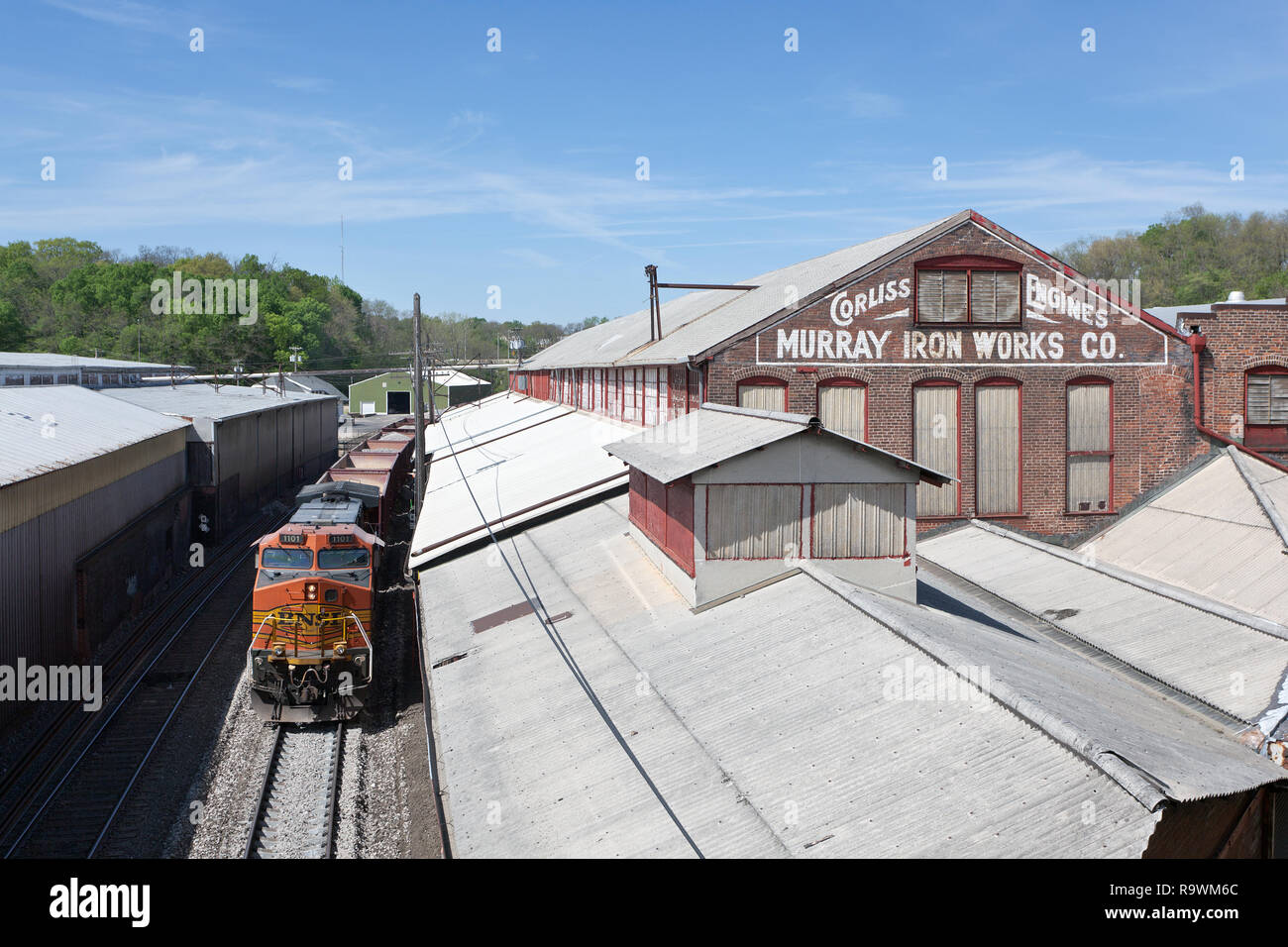 The 2012 demolition of the original Murray Turbine factory in