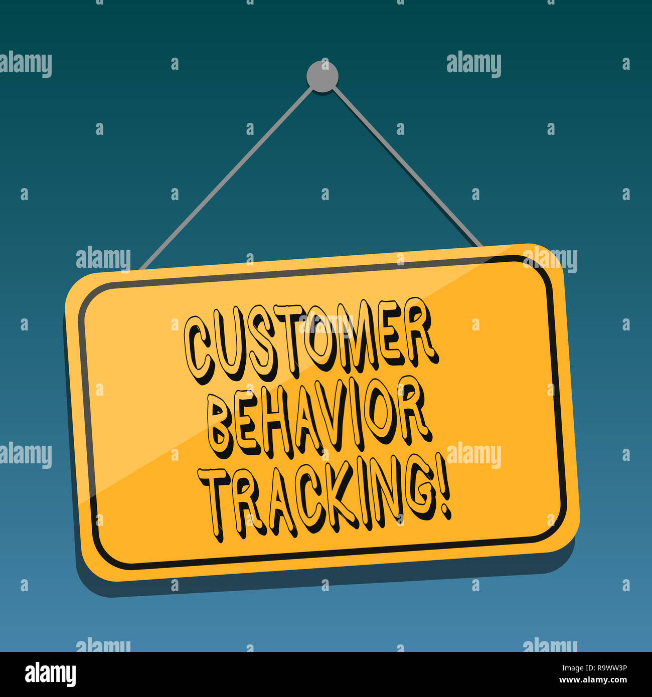 Handwriting Text Customer Behavior Tracking Concept Meaning