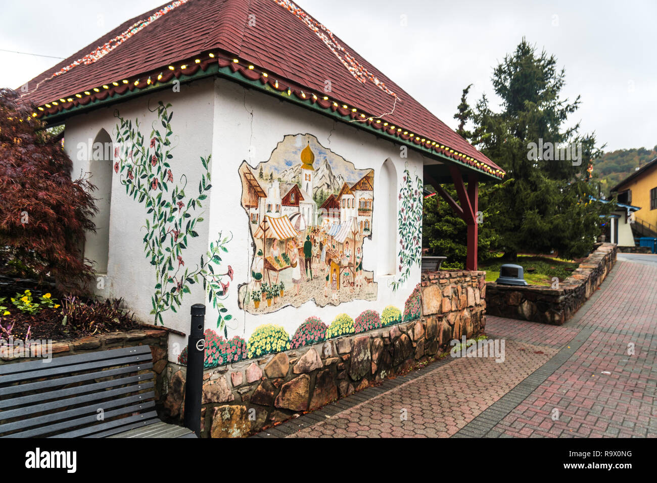 HELEN, GEORGIA - NOV 02, 2018 : Scenic view of historical iconic Helen ...