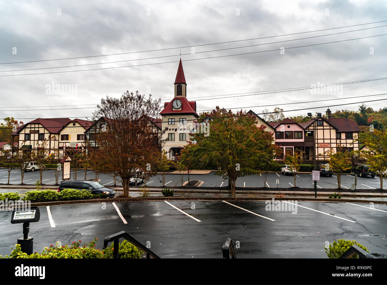 HELEN, NOV 02, 2018 Scenic view of historical iconic Helen