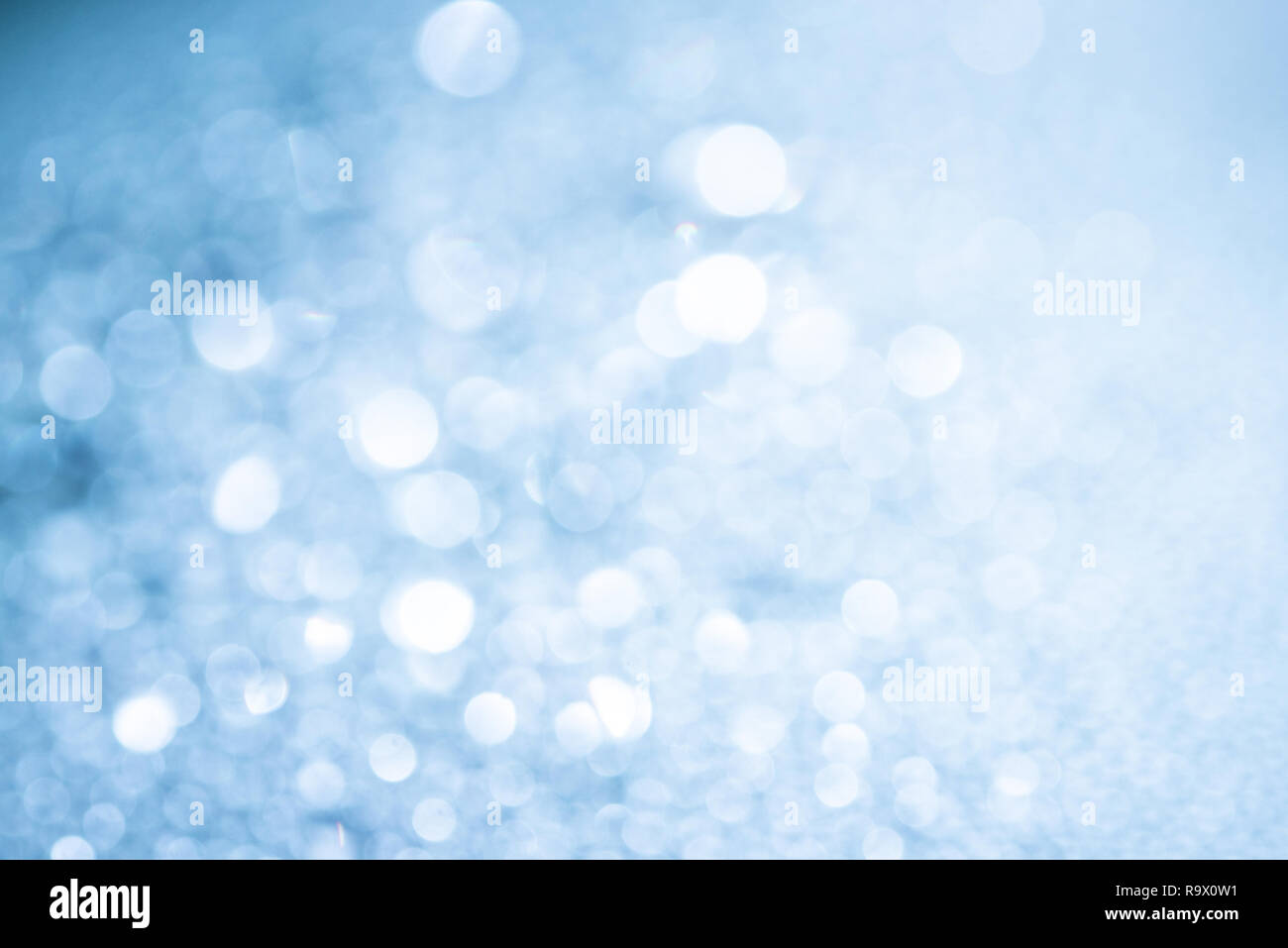 Abstract blue sky background with blur bokeh light effect Stock Photo ...