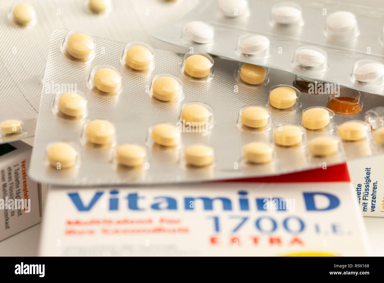 Vitamin D Tablets Packs The Preparation Is Intended To