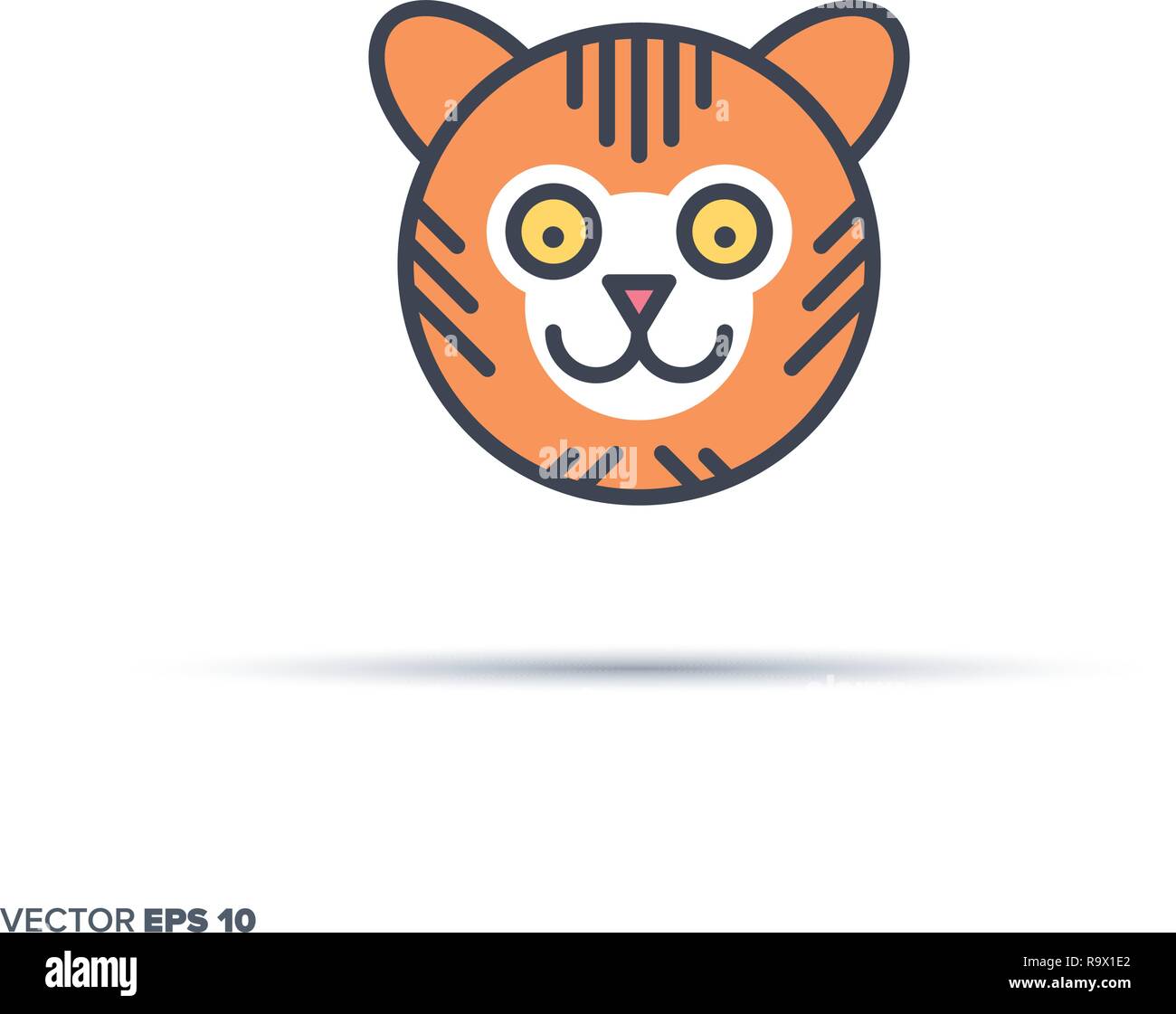 Tigger Face Outline