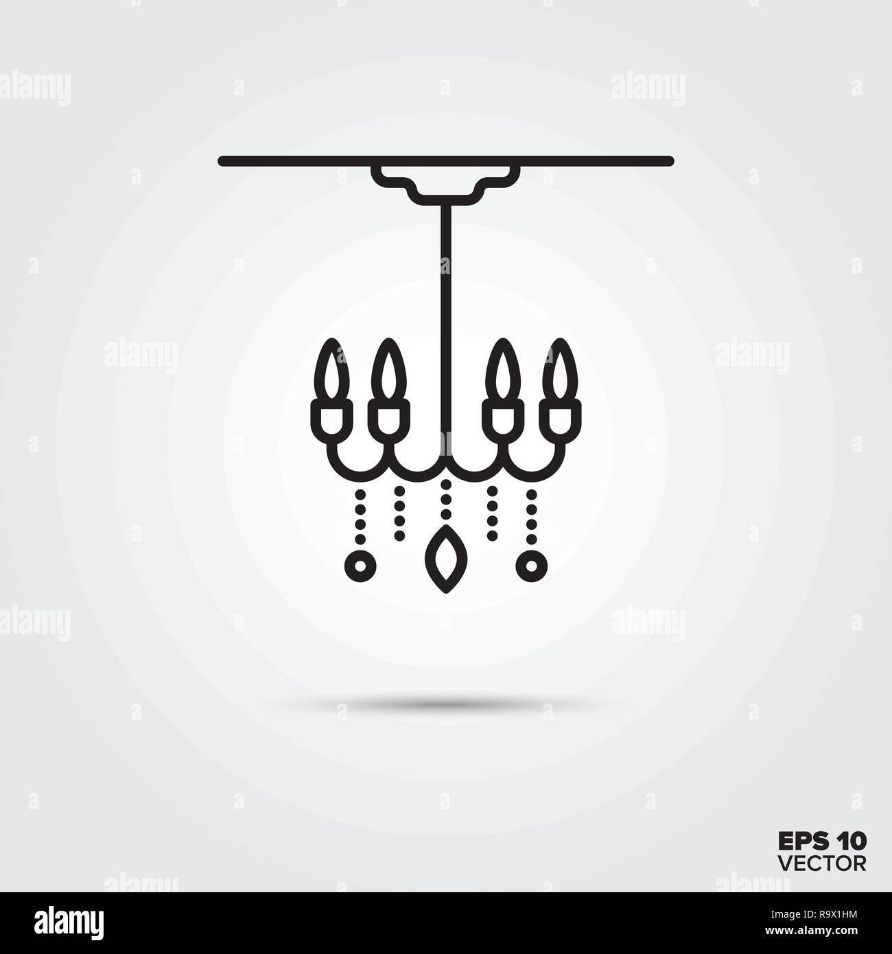 Chandelier Stock Vector Images Alamy