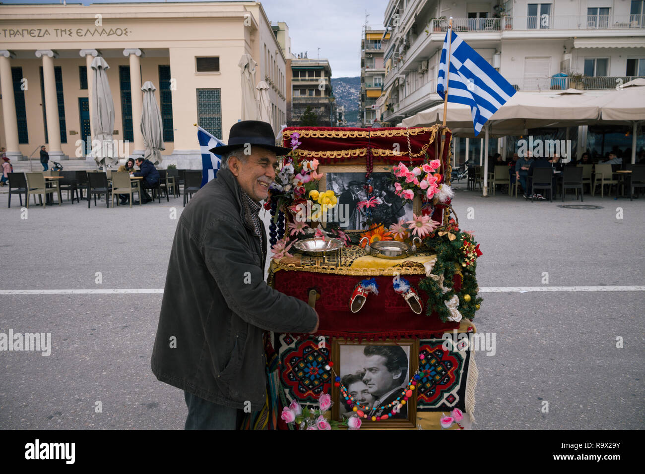 In the streets of Volos, Greece Stock Photo - Alamy